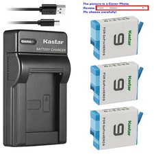 Kastar 3.85V 1900mAh Battery Slim USB Charger for GoPro HERO 9 Black Edition