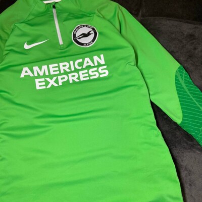 Nike FC Brighton Hove Albion 2022 2023 1/4 Zip Training Top Green