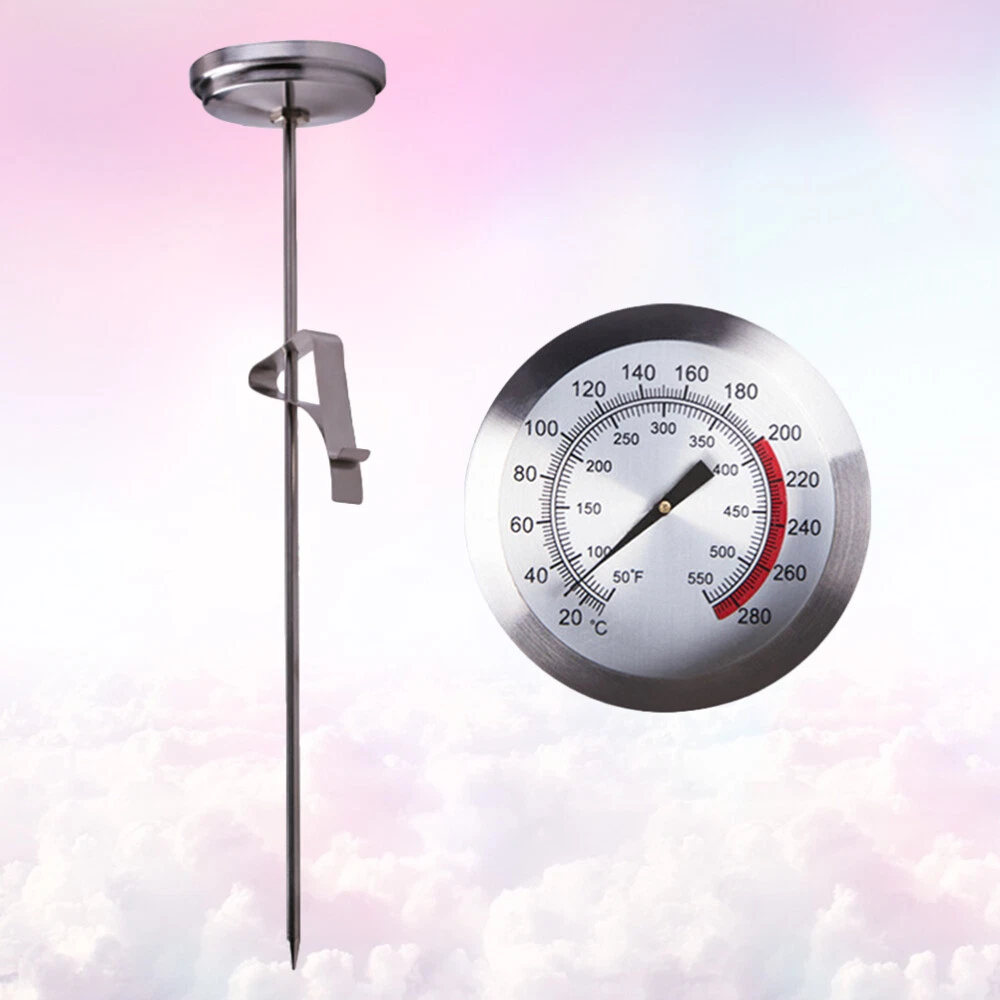 Meat Thermometer Digital with Probe Pointer Stainless Steel