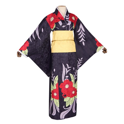 Demon Slayer Tamayo Cosplay Costumes Kimono Halloween Fancy Dress Suits Women - Picture 3 of 8