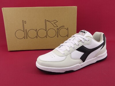 Diadora RAPTOR  Sneaker Low UNISEX Schuhe Sportschuh Weiß/Schwarz Gr. 42 - 8
