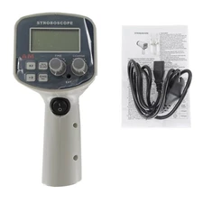 Handheld Non Contact Stroboscope Flash Strobe Analyzer Meter with50 to 40000FPM