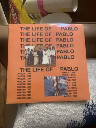 THE LIFE OF PABLO KANYE WEST CLEAR HEAVYWEIGHT VINYL LP KWPABLOLP EX