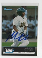 MICHAEL CHOICE OAKLAND ATHLETICS 2011 BOWMAN  IP/TTM AUTOGRAPH AUTO