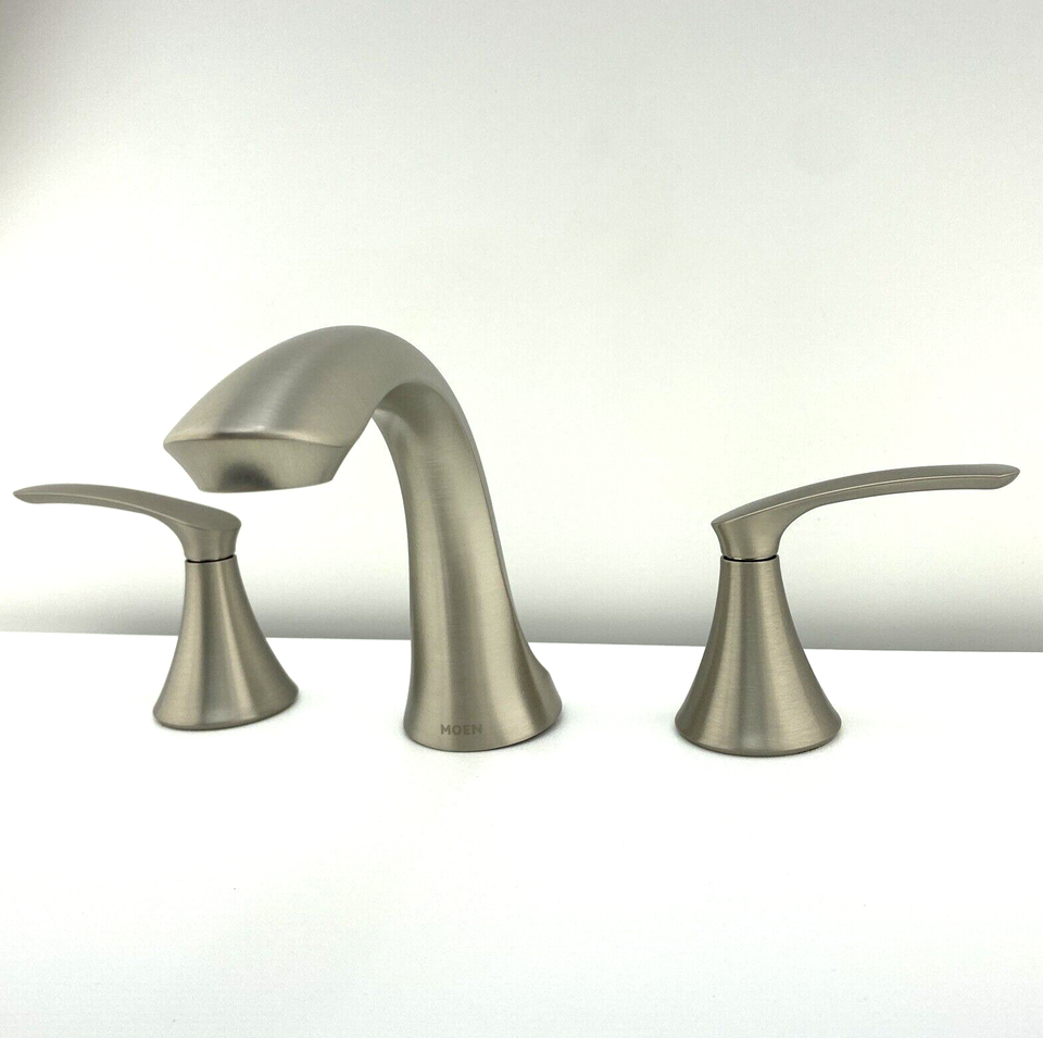 🆕 Moen WS84551SRN Darcy 2H 8" Widespread Bathroom Faucet Brushed