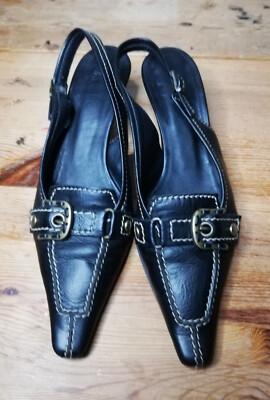 *MARIPÉ* Hochwertige Leder Schuhe * VERO CUOIO * EU 37 * schwarz * wie NEU