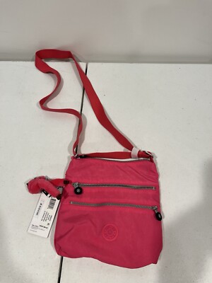 Kipling Kylee Crossbody Purse Bag, Hydrangea Color 585 Multi-Pocket With Monkey