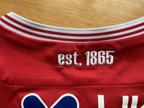 NOTTINGHAM FOREST 2020 2021 HOME SHIRT JERSEY MACRON sz L MEN #17 MIGHTEN - Picture 16 of 18