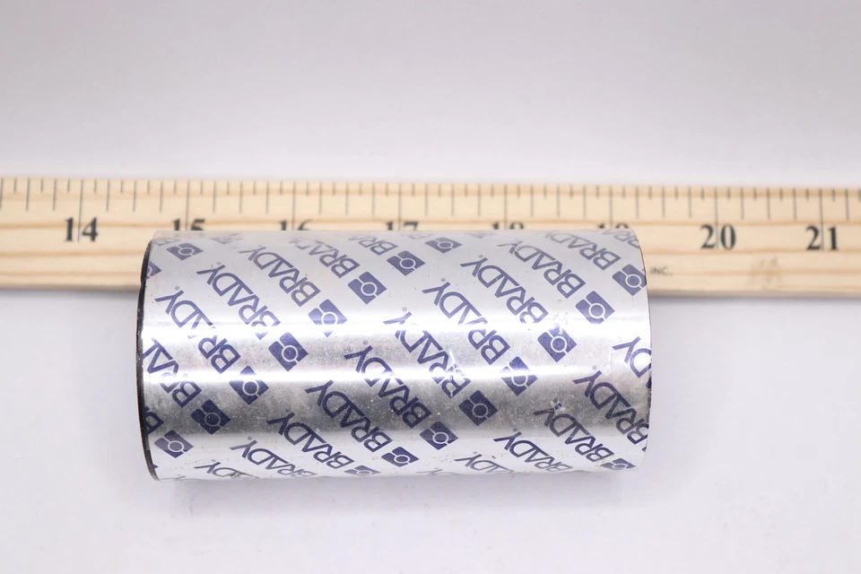 Cinta de cera/resina Brady negra 1" núcleo 4,33" x 500' Y31881 Foto 3 de 4