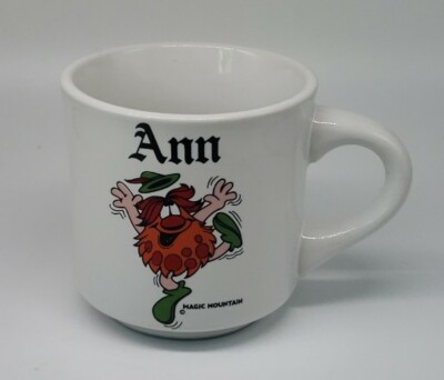 Bloop The Magic Mountain Troll Coffee Mug Personalized Ann Vintage Six Flags