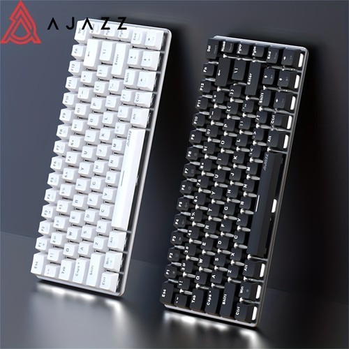 AJAZZ AK33 verdrahtet Gaming mechanische Tastatur weiß hintergrundbeleuchtet CNC - Bild 5 von 21