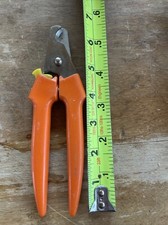 Millers Forge Stainless Steel Nail Clippers For Large Dog 767 Orange Grip Handle