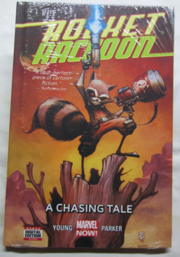 Marvel Rocket Raccoon  A Chasing Tale Young Hardcover Book  Brand New Sealed - Picture 1 of 2