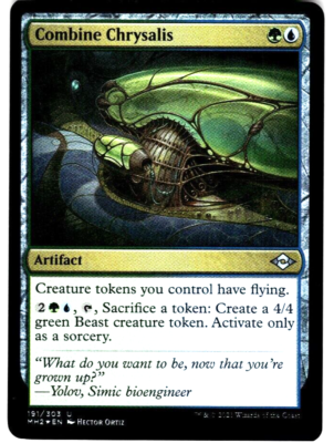 mtg combine cards MTG Modern Horizons 2 Combine Chrysalis Foil MH2 Card 191/303 U