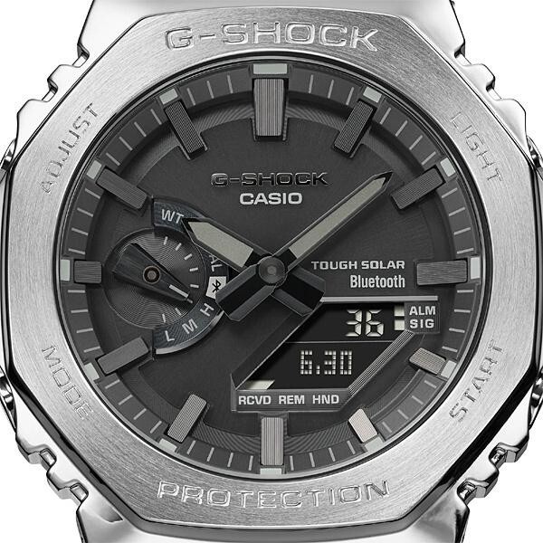 CASIO G-SHOCK GM-B2100D-1AJF Silver Digital Analog Watch Men
