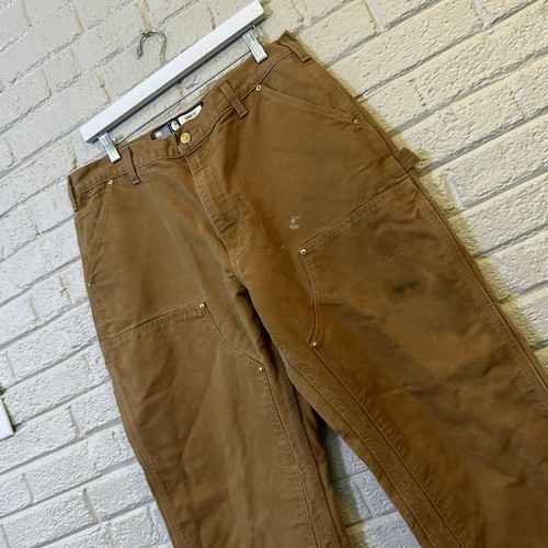 Vintage Carhartt Double Knee Work Pants 36x32 Rugged Shredded Skate