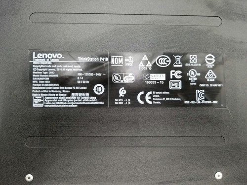 Lenovo ThinkStation P410 Xeon E5-1630 v4 16GB WITH GPU P2000 RAM NO HDD'S & OS - Picture 5 of 10