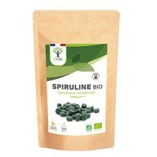 Spiruline Bio en Comprimés - Conditionné en France - Vegan - 600 comprimés