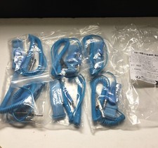 6 Anti-Static Wrist Band ESD Grounding Strap Prevents Static Build Up, Blue