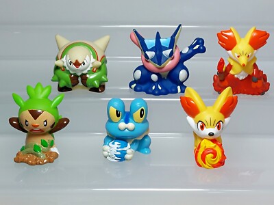 Chesnaught Delphox Fennekin Greninja Pokemon Kids Finger Puppet