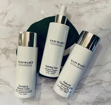 Facial Set: Natural Cleansing Gel, Hydrating Toner, Normalizing Moisturizer