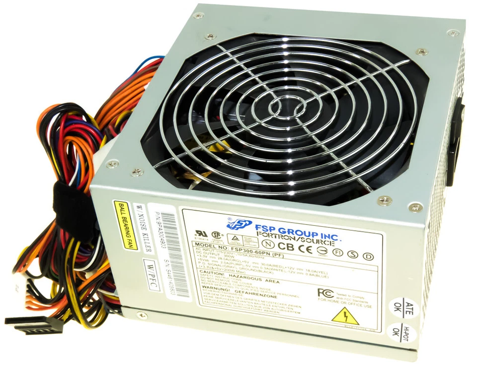 NETZTEIL FORTRON FSP300-60PN(PF) 300W MOLEX FDD SATA AUX - Bild 2 von 3