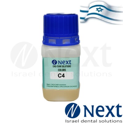 Dental not sintered zirconia shade color liquid 50ml C4 CAD CAM Solution