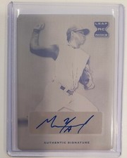 2020 Leaf Trinity Black Plate Miguel Yajure Autograph XRC 1/1 Auto