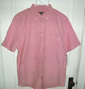 coral oxford shirt