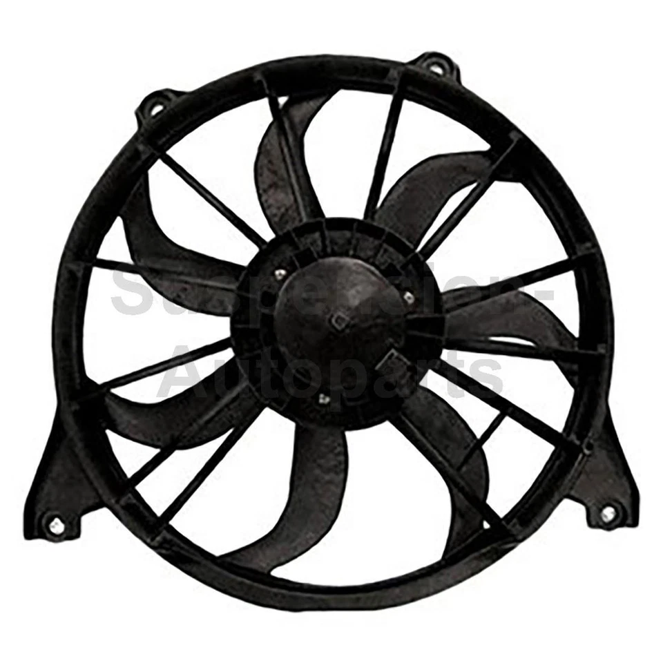 Ventilador de radiador y condensador doble TYC para Dodge Journey_S 2009 2010 2011 2012 2013 Foto 2 de 3