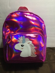 metallic unicorn backpack