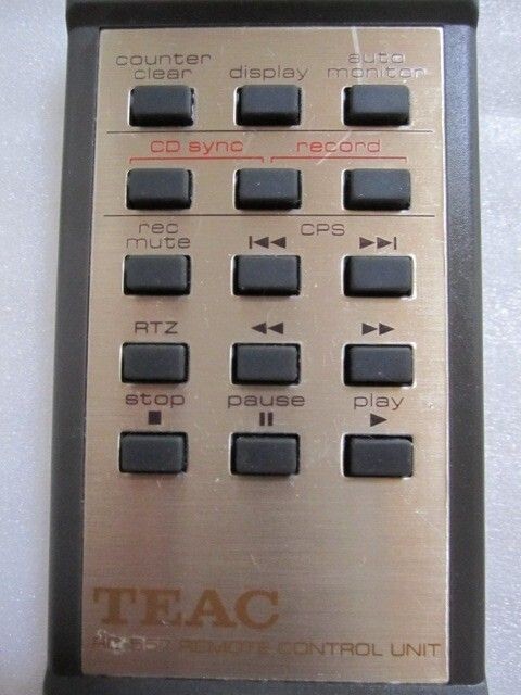 Remote control RC-557 for TEAC V-8030S/V-6030S cassette deck used