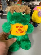 1983 Sesame Street Plush Friends Playskool- Oscar the Grouch