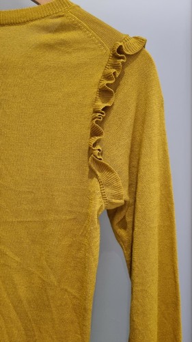 Mango Mustard Top, Size S New With Tag - Picture 3 of 3