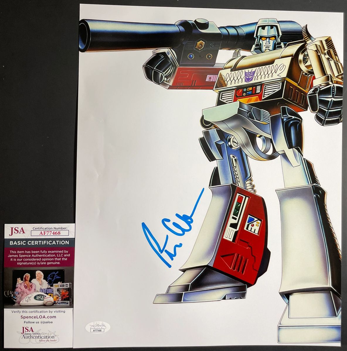Peter Cullen Autographed Signed Transformers Optimus Prime 11x14 Photo A JSA COA 