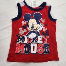 Mickey Mouse Distressed Tank Top Kids 3T