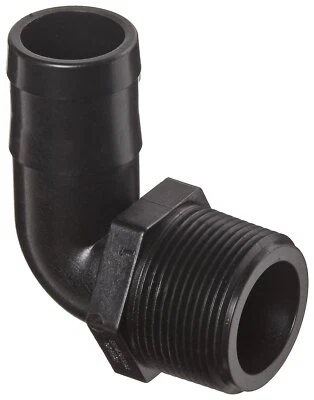 Banjo Barbed Hose Fitting,Hose ID 1-1/4",NPT HB125-90 (1-1/4" NPT Male x 1-1/4"