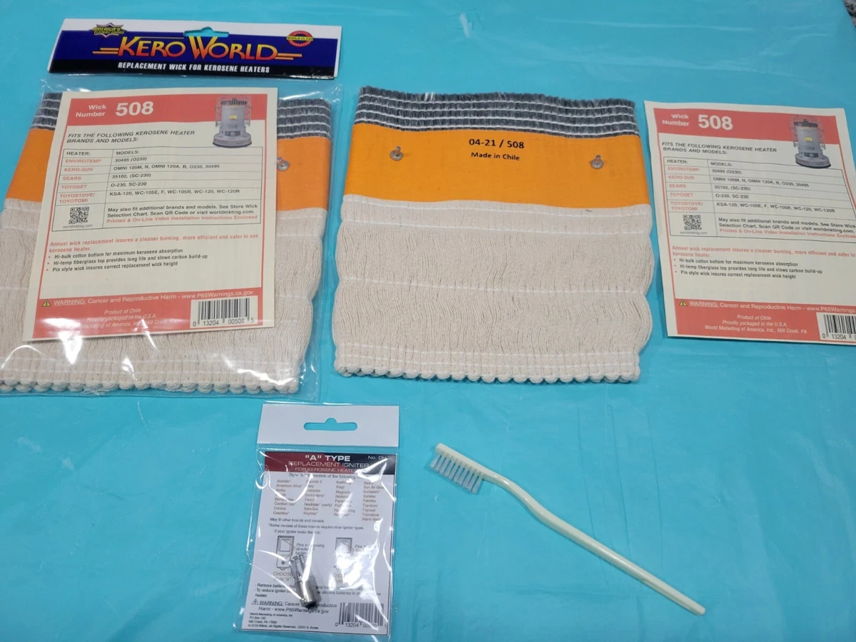 KEROSUN OMNI 105 M, OMNI 105N KEROSENE HEATER WICK,*IGNITER,* WICK BRUSH  u0026amp; GUIDE | eBay