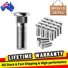 24x Wheel Studs Bolts for Toyota Yaris Landcruiser Prado Hilux HiAce M12 x 1.5mm