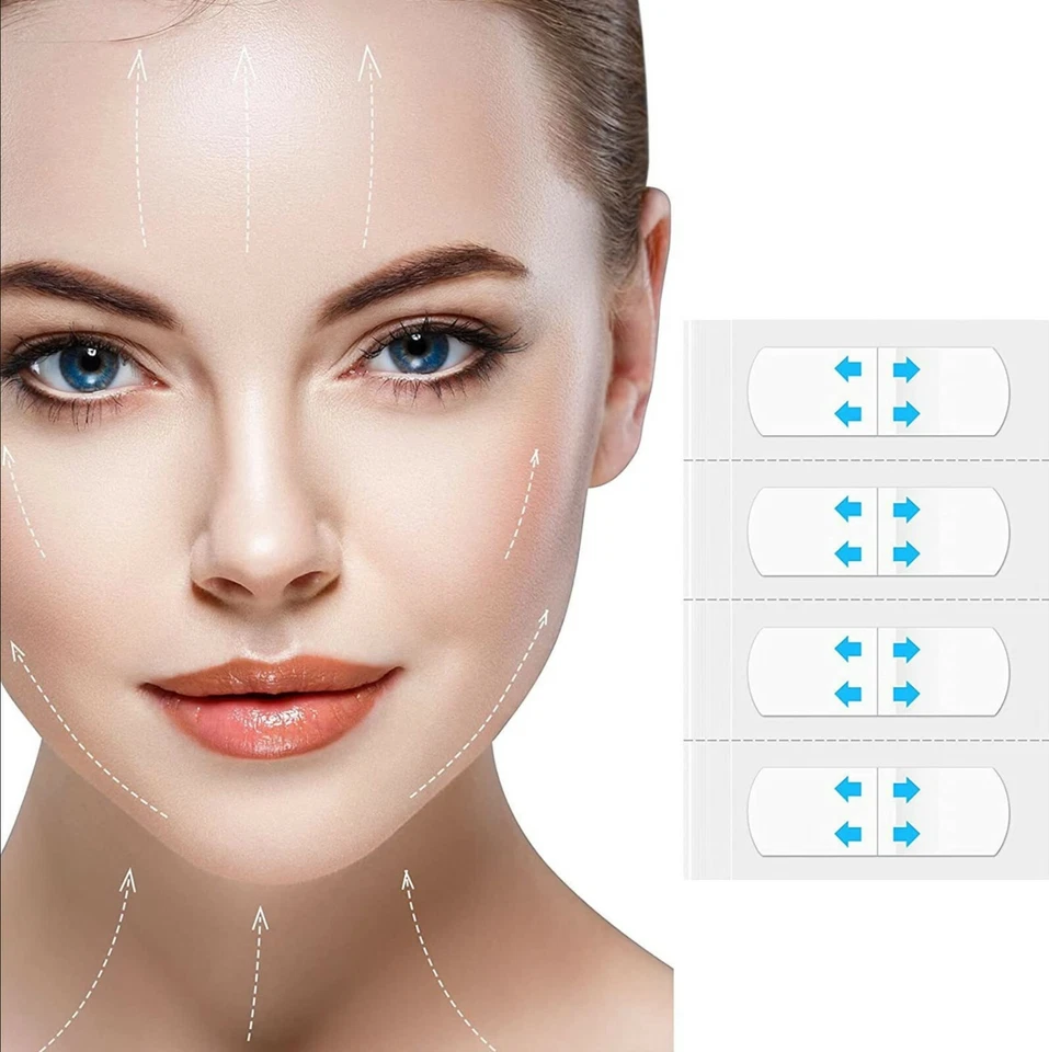 40PCS Invisible Face Neck Chin Eye Lift Facelift Sticker V Shape Tapes -AU Stock - image 2 of 4