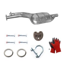 Mittelschalldämpfer Auspuff für Mercedes W124 E200 220 W124 Limousine +Anbausatz Mittelschalldämpfer Auspuff für Mercedes W124 E200 220 W124 Limousine +Anbausatz