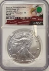 2021 AMERICAN SILVER EAGLE $1 EMERGENCY PRODUCTION HERALDIC EAGLE T1 NGC MS 70