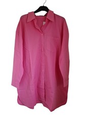 In The Style Pink Shirt Dress Size 12