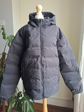 H&M Black Hooded Quilted Puffer Jacket - Medium - NWT
