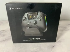 ManbaOne Interactive Screen Wireless Gaming Controller In Black - for PC/Switch/