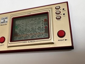 NINTENDO GAME AND & WATCH Chef Wide Screen 1981 Direct From Japan Very Rare