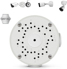 Bullet CCTV Camera Junction Box Waterproof Metal Mount Bracket Hide Cable