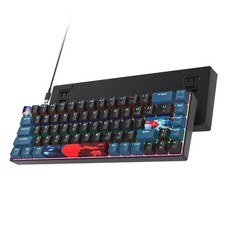 60 Percent Gaming Keyboard 68 Keys Mechanical Keyboard Rainbow Back... Fast Ship