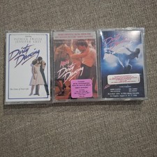 Lot Of 3 Dirty Dancing More  In Concert Soundtrack Cassettes SEALED Drill Holes
