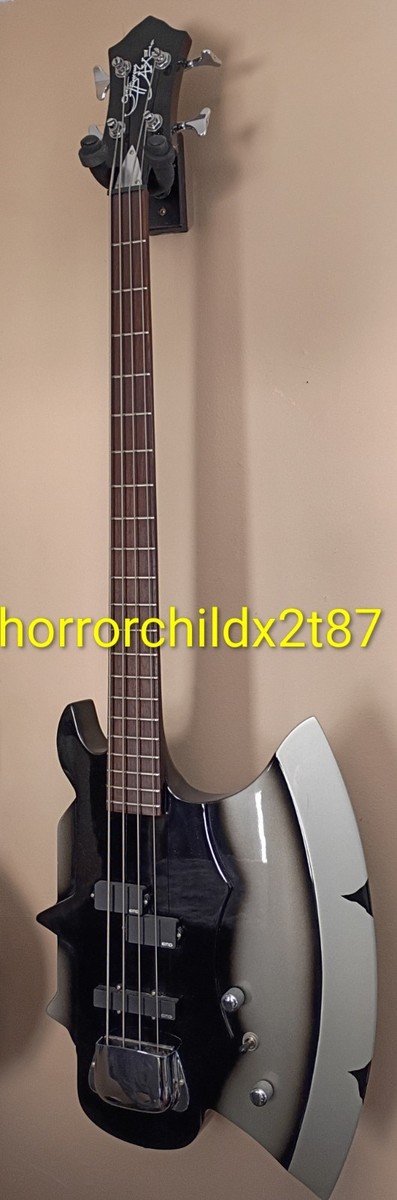Kiss Gene Simmons Autographed Axe Bass Guitar | eBay